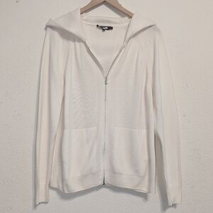 Loro Piana baby cashmere hooded sweater cardigan size 48 (US 12) EUC $2525